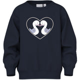 Name It Dark Sapphire Heart Swans Venus Regular Collegegenser