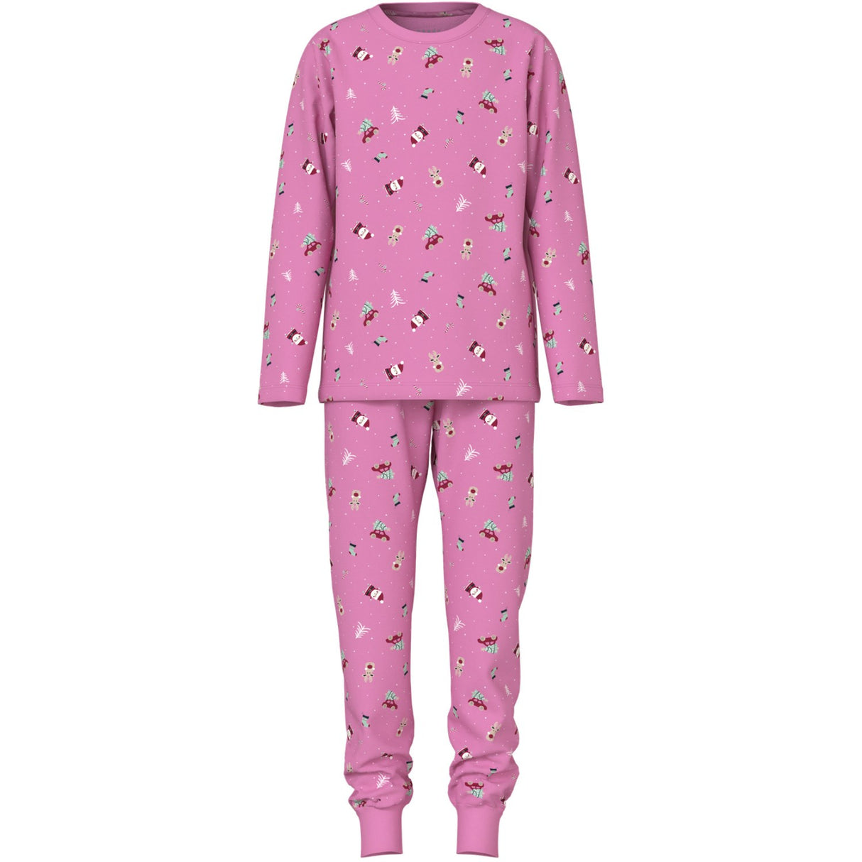 Name It Fuchsia Pink Christmas Elements Vismas Pyjamas