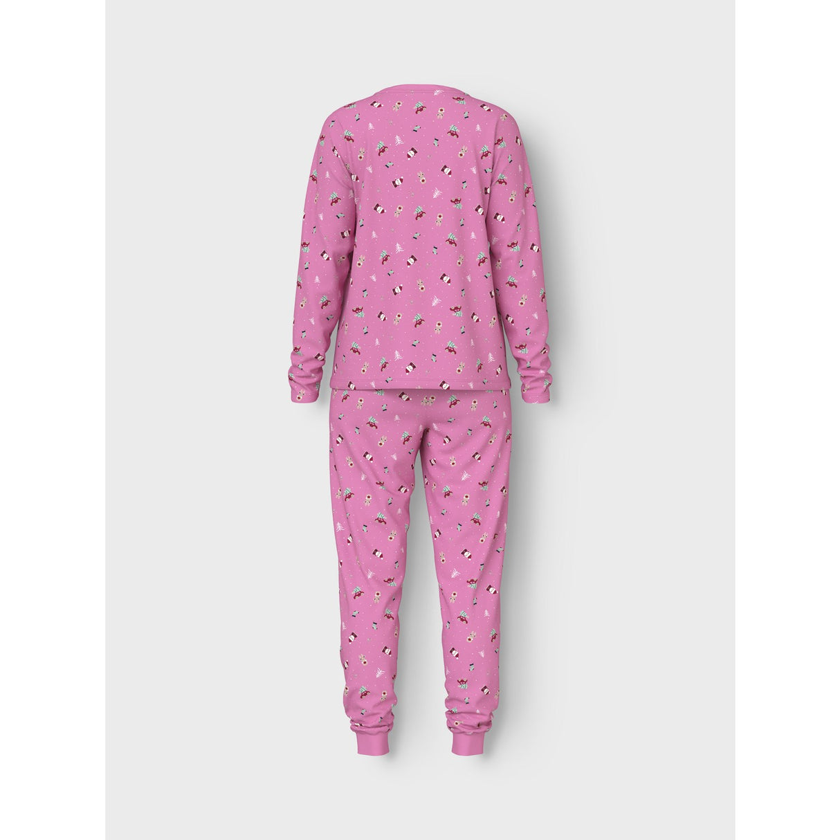 Name It Fuchsia Pink Christmas Elements Nanvismas Pyjamas Voksen