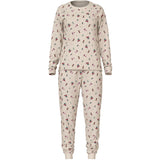 Name It Whitecap Gray Christmas Elements Nanvismas Pyjamas Voksen