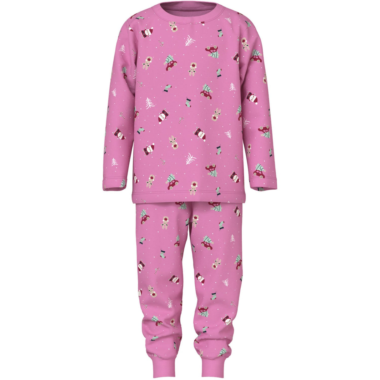 Name It Fuchsia Pink Christmas Elements Vismas Pyjamas