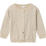 Name It Frosted Almond Riglitter Strik Cardigan