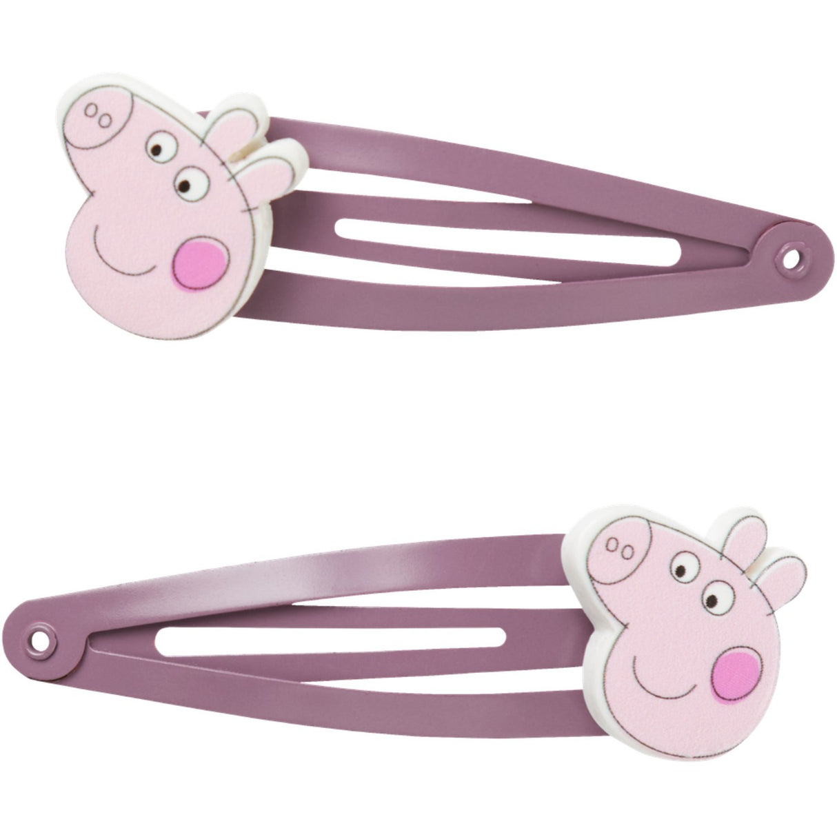 Name It Arctic Dusk Ordissi Peppa Pig 2-Pack Hårspenner