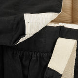 COPENHAGEN COLORS Black With Cream Solid Stripe Organic Multifunctional Babylift Vol. 2