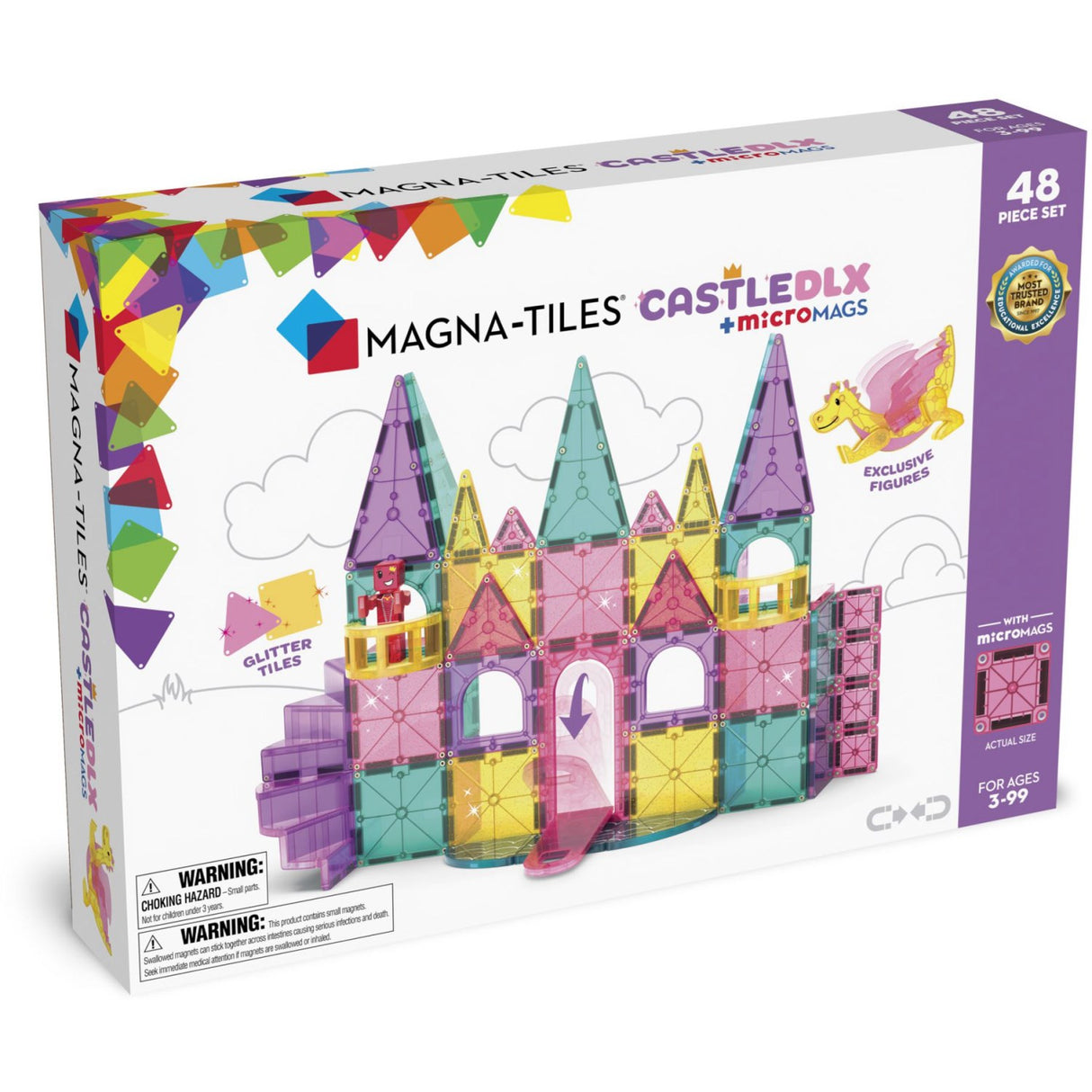 Magna-Tiles®  Castle Deluxe 48 pcs