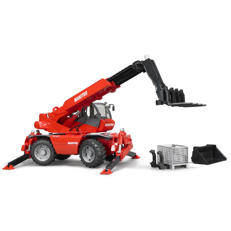 Bruder Manitou Telescopic forklift MRT 2150 with accessor