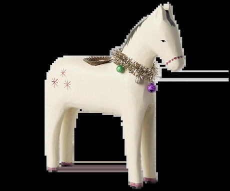 Maileg Lysestake i tre, Stor hest