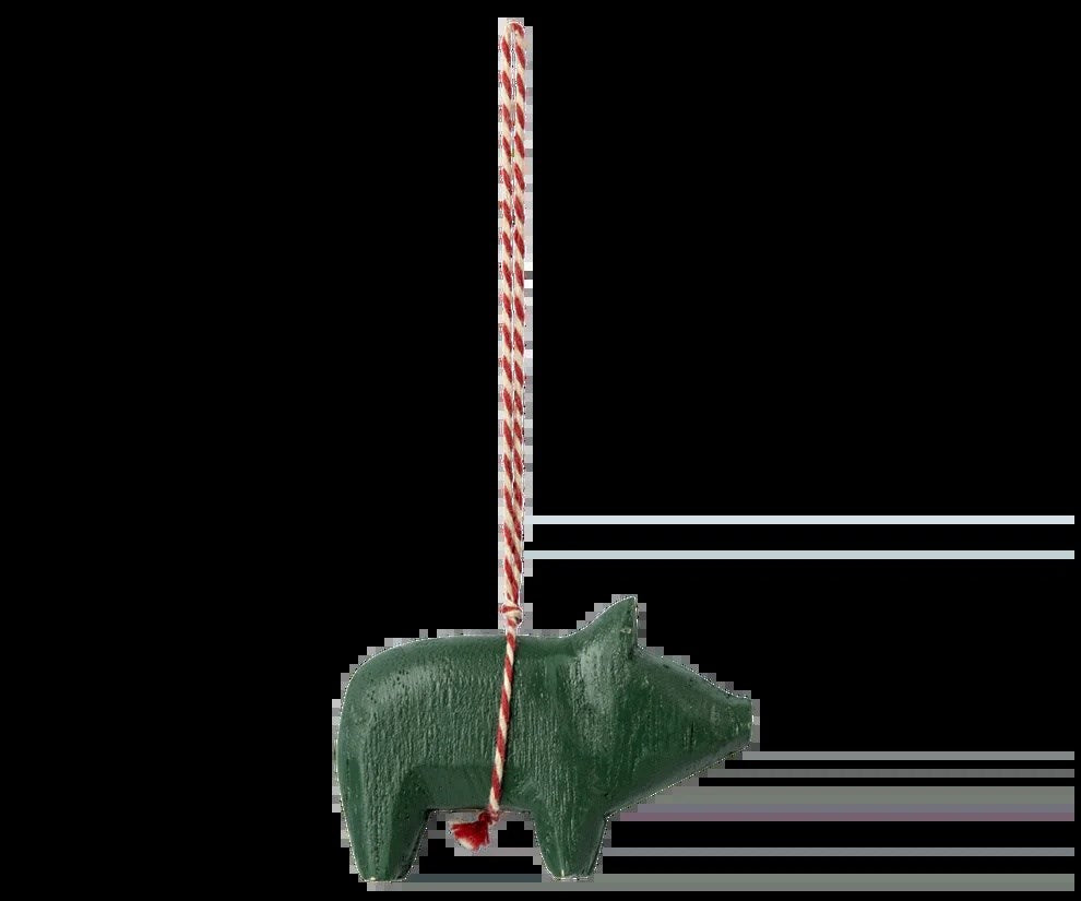 Maileg Trepynt, Gris - Mørkegrønn