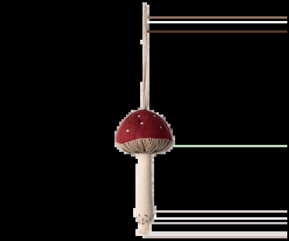 Maileg Sopp pynt - Rød