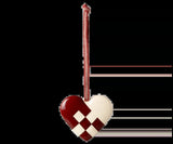 Maileg Metall ornament, Lite hjerte - Rød