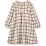 Wheat Eikgshell Check Nightgown Gudrun