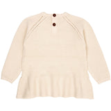 COPENHAGEN COLORS Cream Knitted Pullover W. Frill