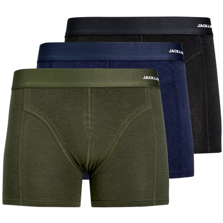 Jack & Jones Junior Forest Night Basic Bambus Bokser shorts 3-pakning Noos