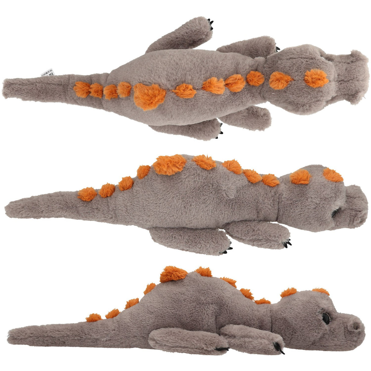 Dino World  Drageplys 50 cm Grå/Brun