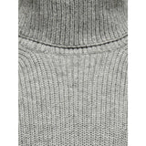 kids ONLY Medium Grey Melange Anne Rollneck Kjole Strikk