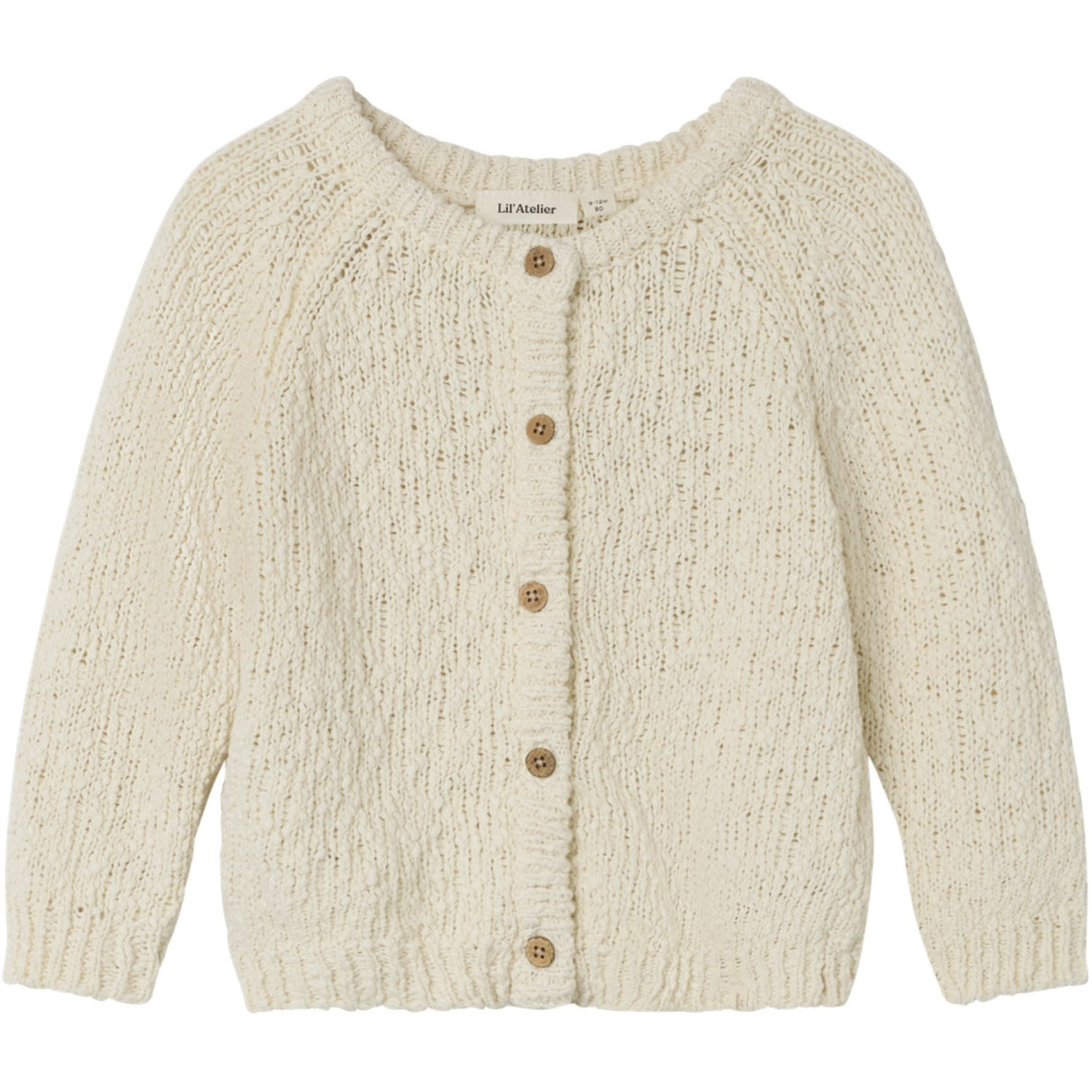 Lil'Atelier Turtledove Sally Knit Cardigan