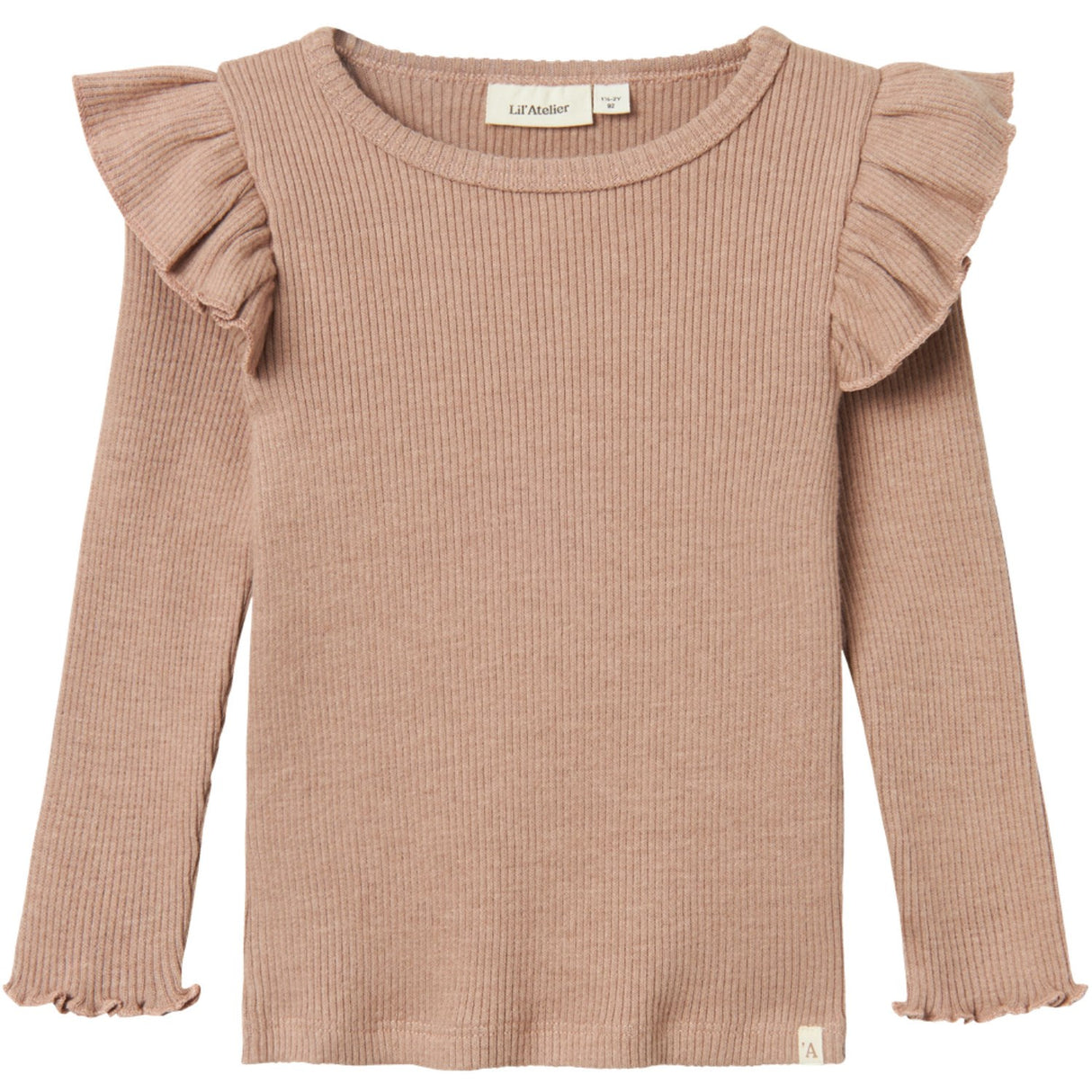 Lil'Atelier Rugby Tan Sophia Sni Slim Blouse