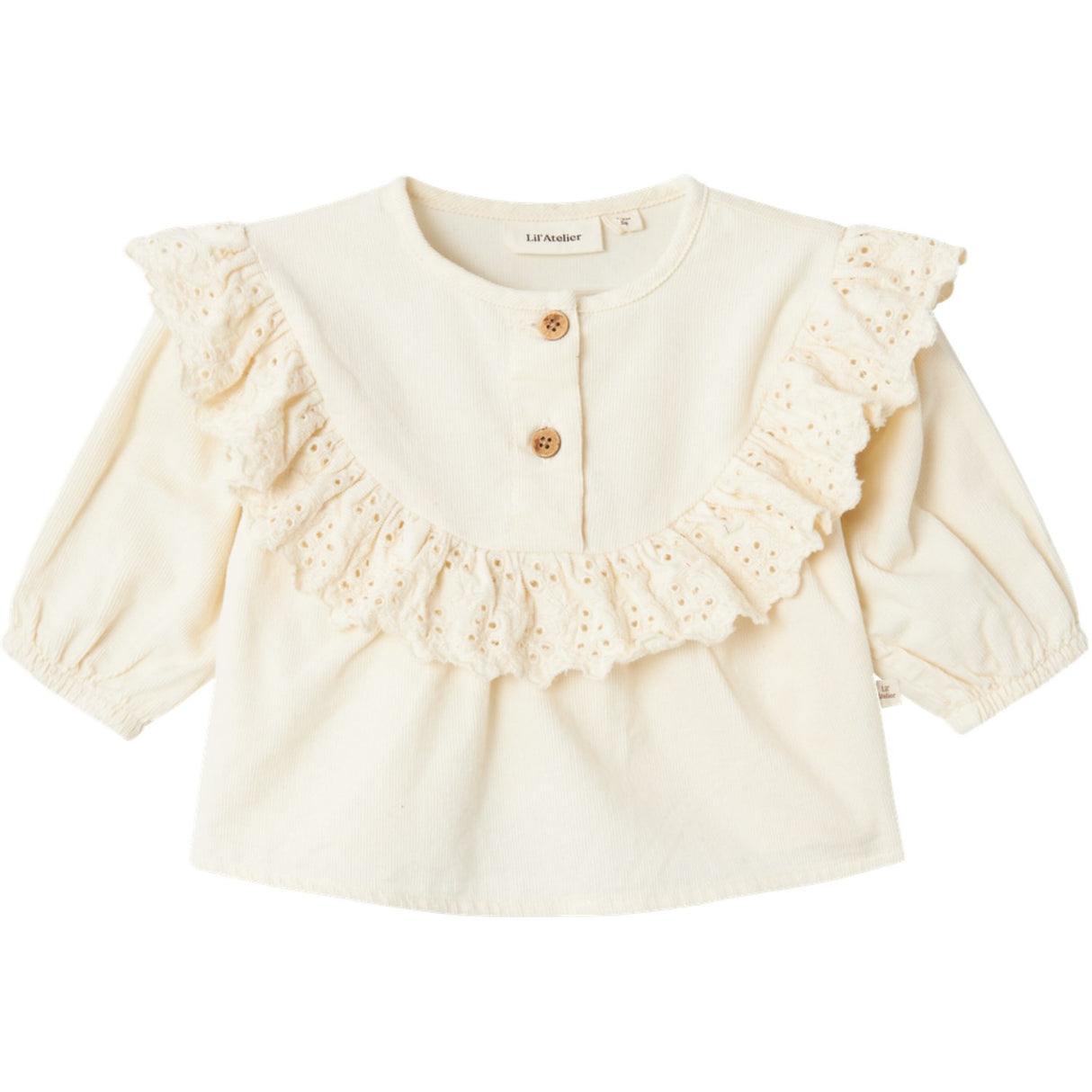 Lil'Atelier Turtledove Saku Loose Bluse