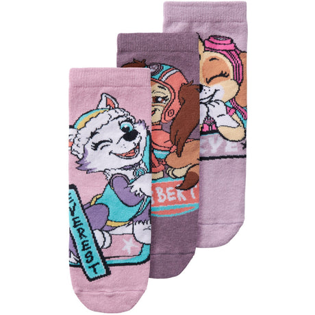 Name It Lavender Mist Nara Paw Patrol 3-Pakning Sokker