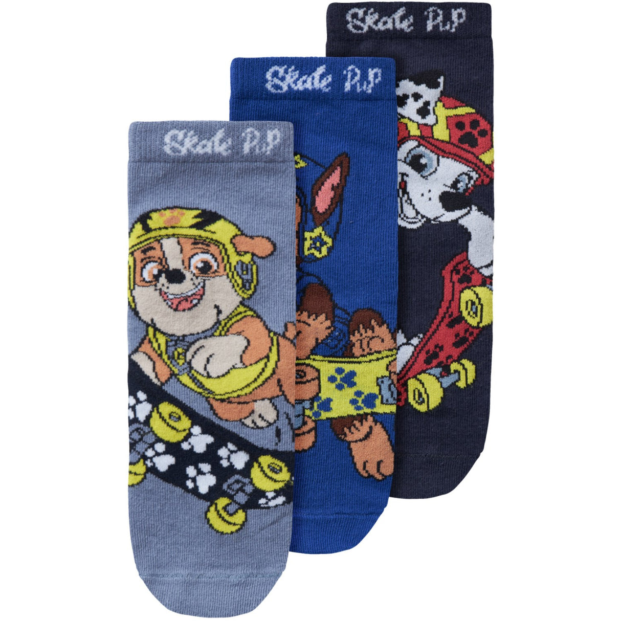Name It Flint Stone Norwin Paw Patrol 3-Pakning Sokker
