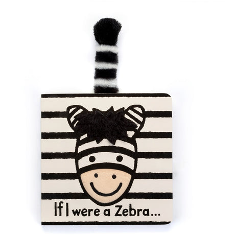 Jellycat If I were a Zebra Pap Bok