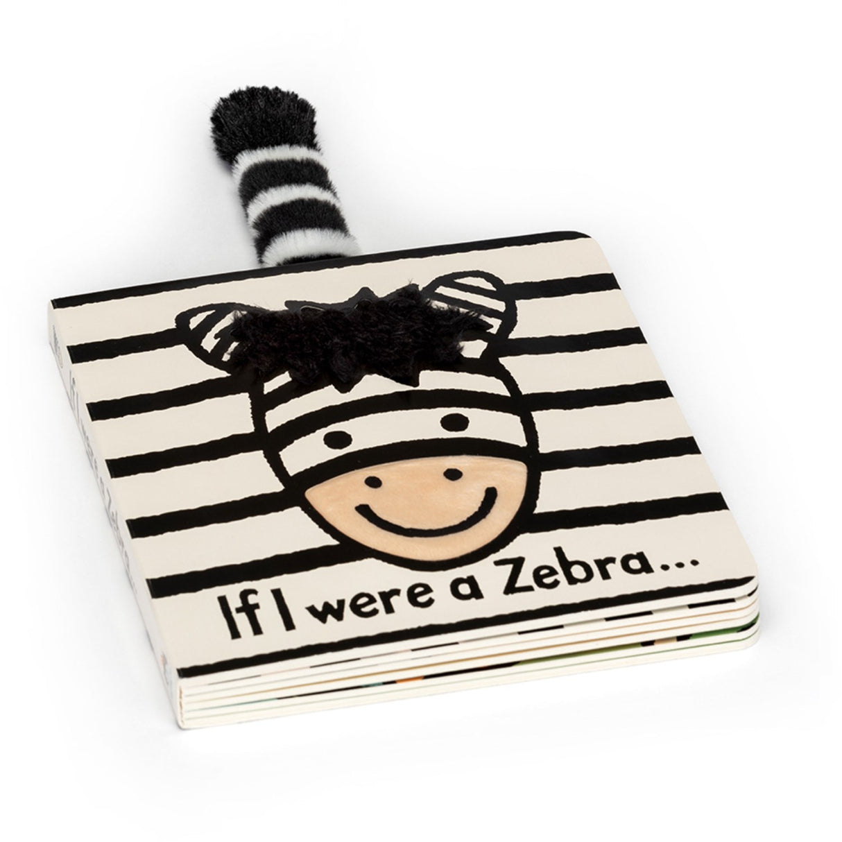 Jellycat If I were a Zebra Pap Bok