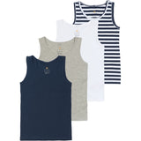 The New Multi Color Mood Indigo Boys Basic Tank Topp Multi Pack