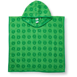 Småfolk Apple Green Badeponcho Til Børn Med Æbler