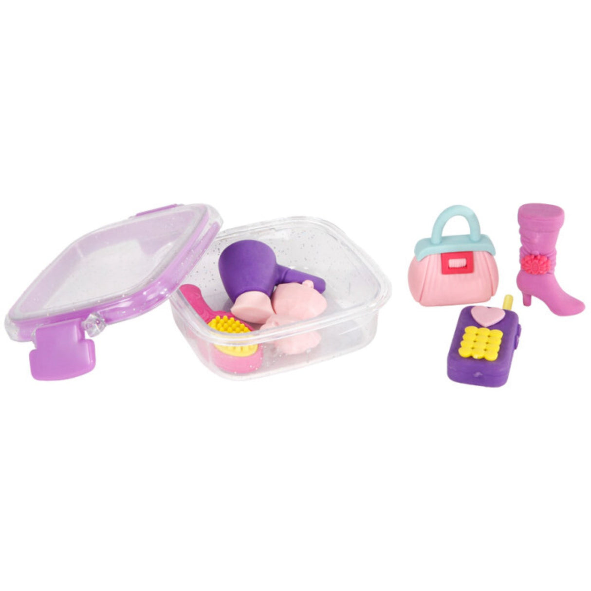 Pocket Money Glamor Girls Erasers 8-Pack 8cm