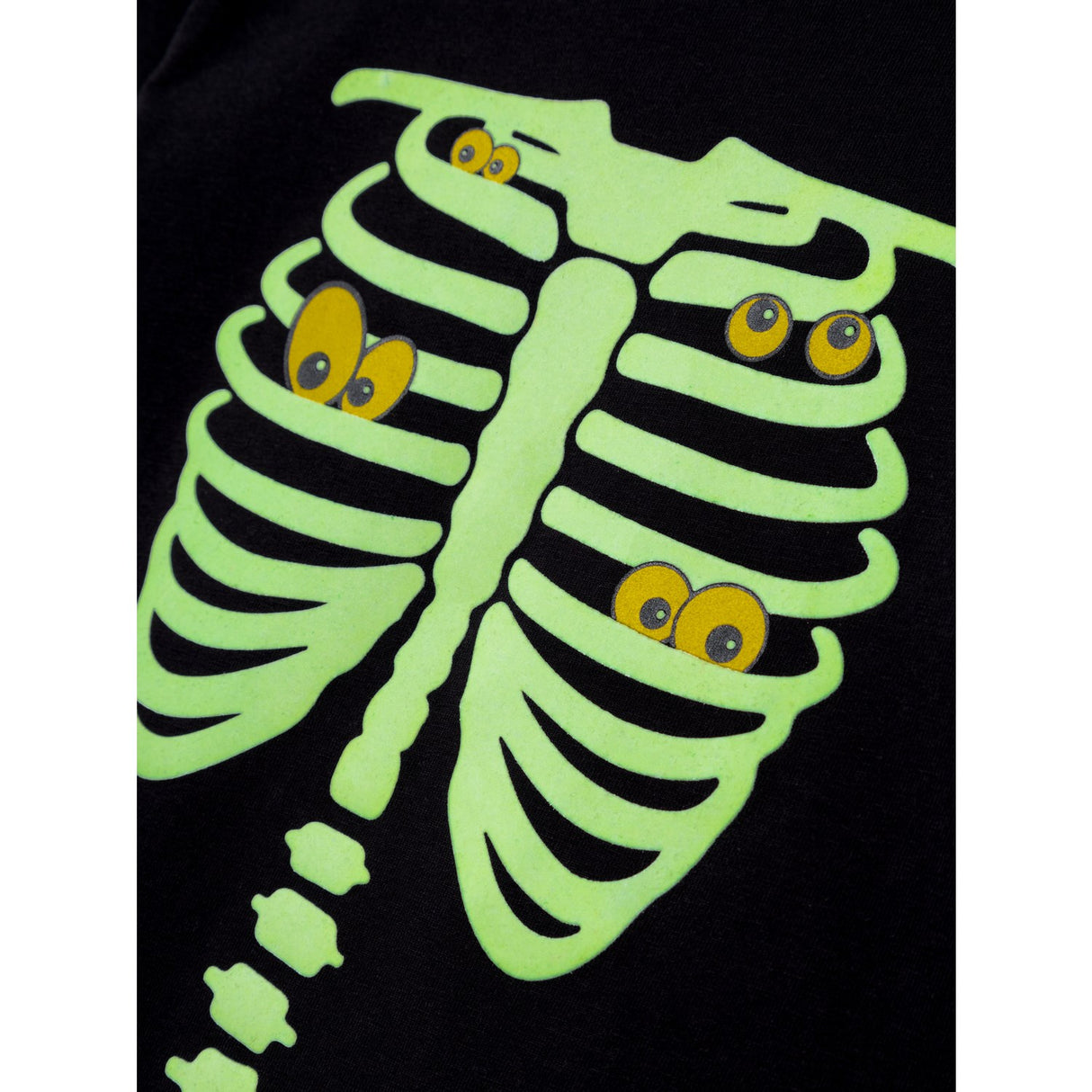 Name It Black Yellow Oween Toppsett Skeleton