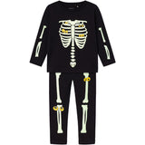 Name It Black Yellow Oween Toppsett Skeleton
