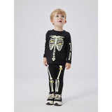 Name It Black Yellow Oween Toppsett Skeleton