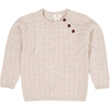 Copenhagen Colors Pale Cream Melange Merino Strikket Genser