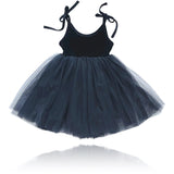 Dolly by Le Petit Tom Black Dolly Universe Velvet Cosmic Strings Tutu Kjole