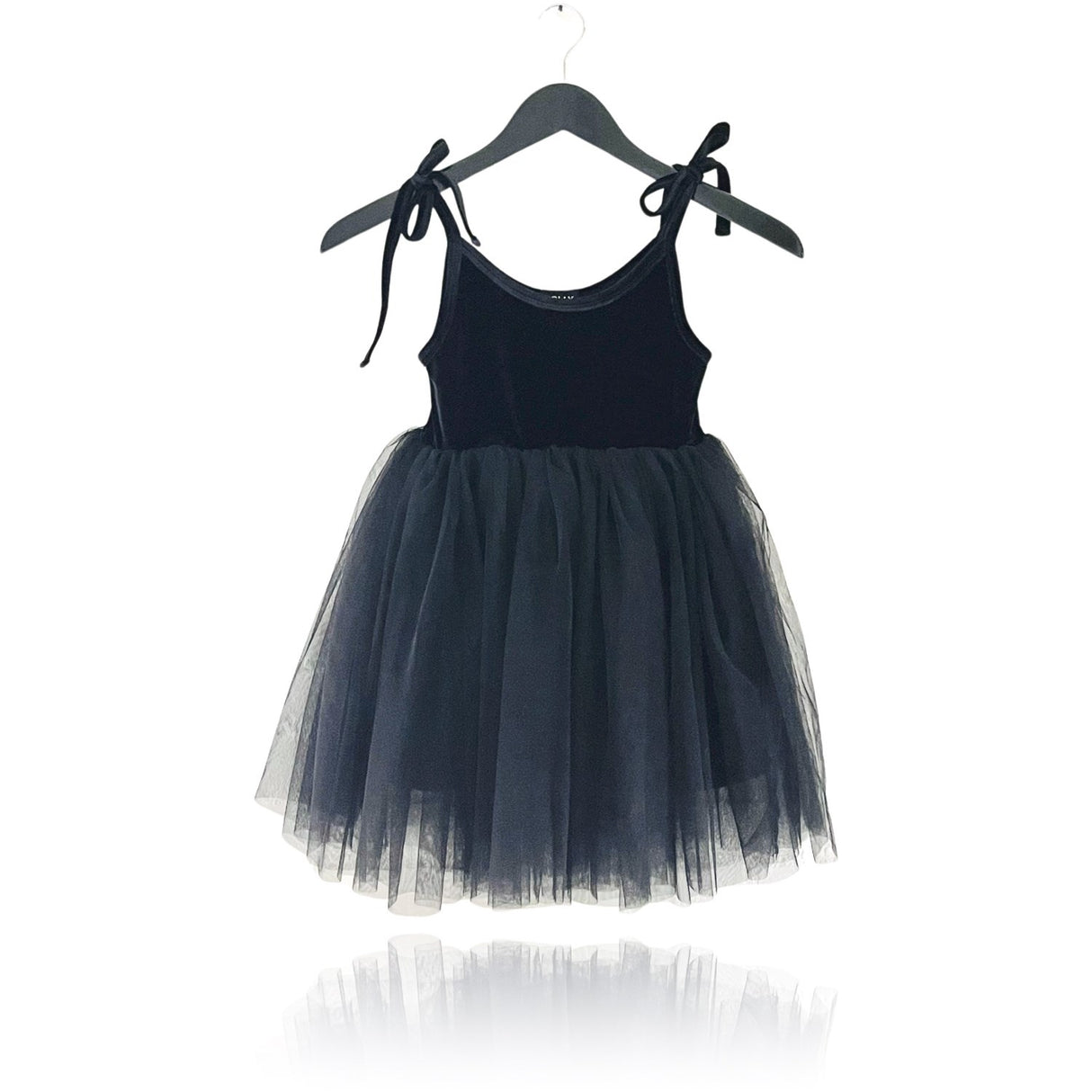 Dolly by Le Petit Tom Black Dolly Universe Velvet Cosmic Strings Tutu Kjole