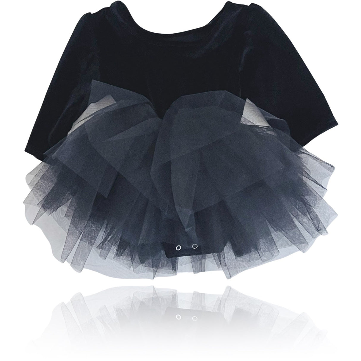 Dolly by Le Petit Tom Black Dolly Universe Velvet Planet Tutu Kjole