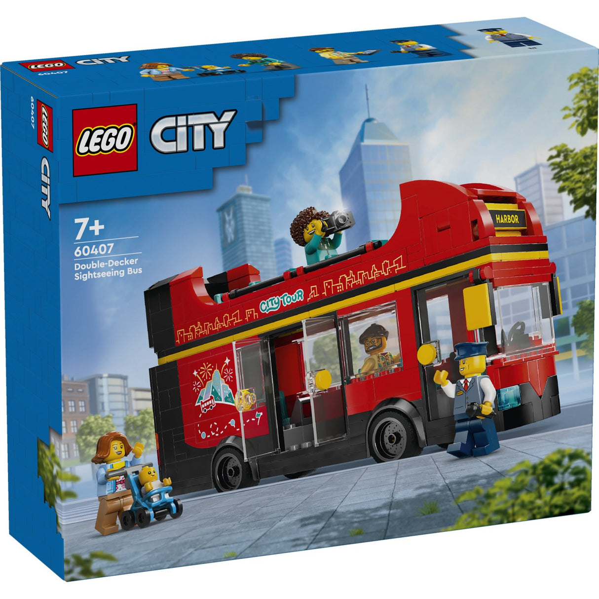 LEGO® City rød dobbeltdekkerbuss