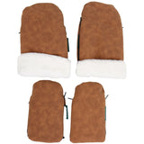 KongWalther Family Set Brown Faux Suede Østerbro Barnevognhansker