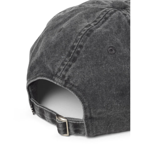 Mads Nørgaard Washed Black Washed Cotton Twill Coal Cap