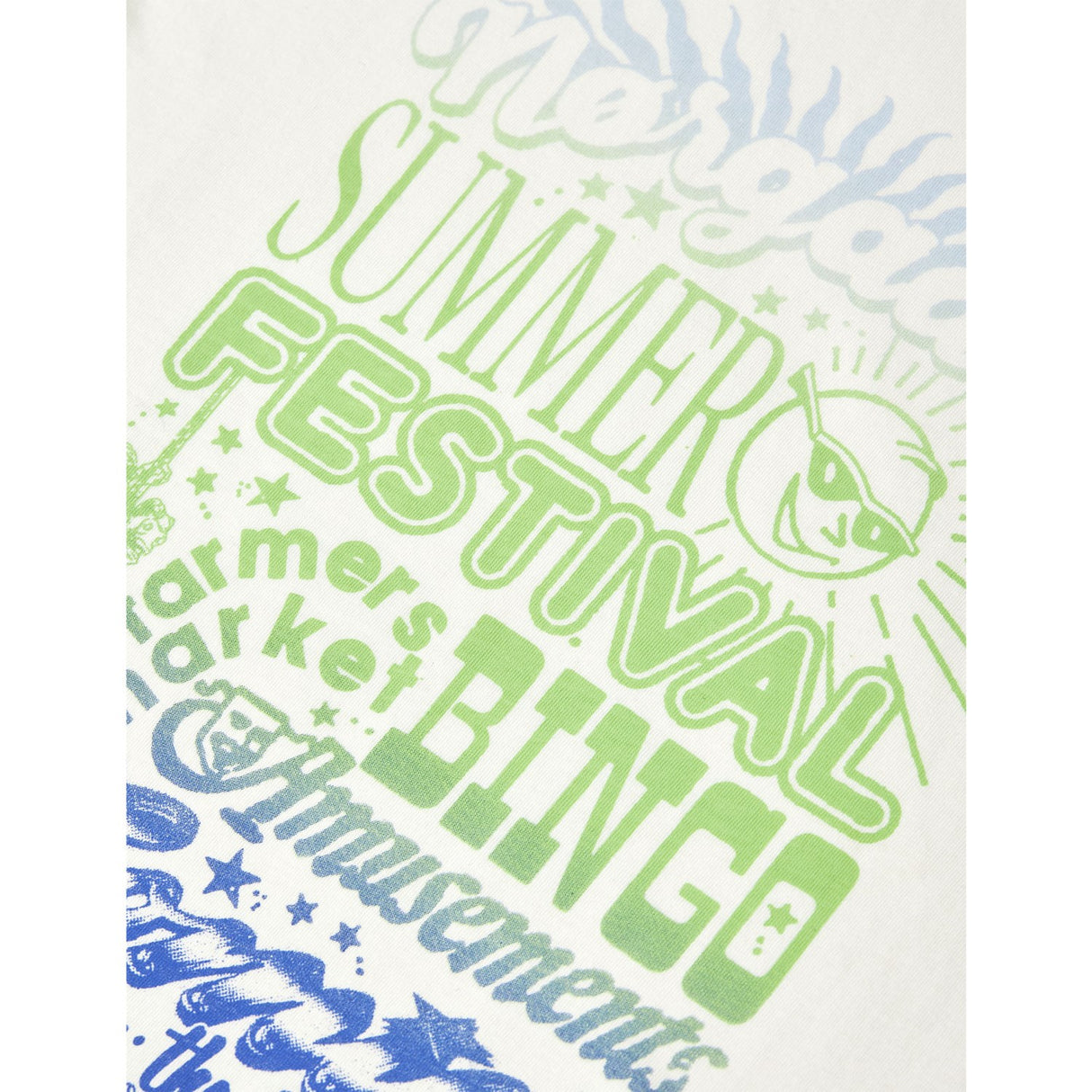 Mads Nørgaard Snow White/Festival Printed Tee Thorlino Tee