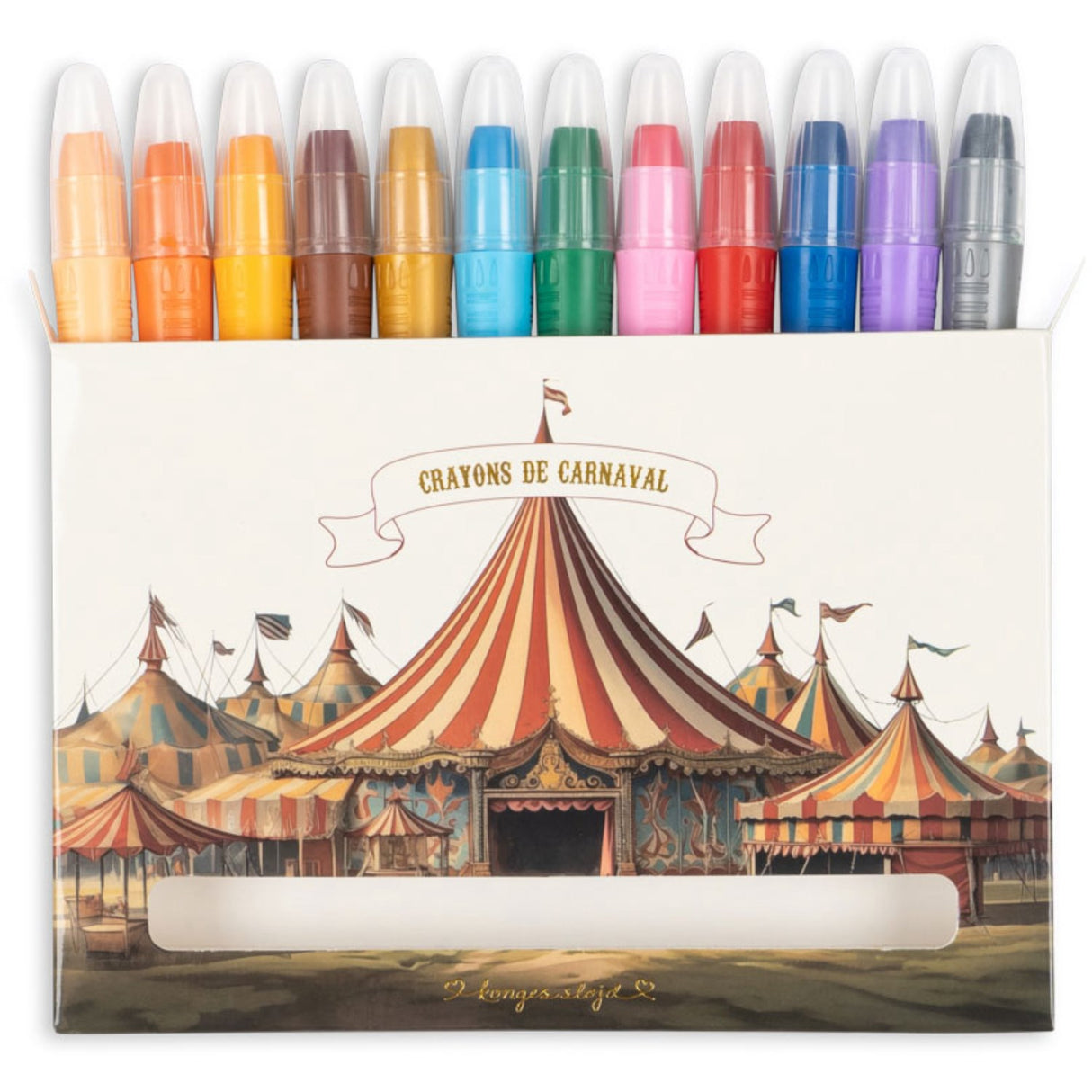 Konges Sløjd Multi Gel Crayons & Drawing Pad Fsc