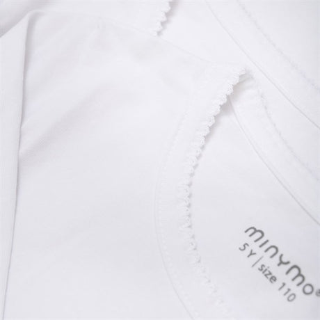 Minymo White Bluse Basis 35 2-pakning