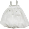 Dolly by Le Petit Tom White Dolly World Heart Balloon Organza Kjole
