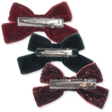 Konges Sløjd Red/Glitter/Green 6 Pack Micki Bow Hair Clips