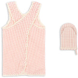 Konges Sløjd Cherry Check Kids Frill Apron Set