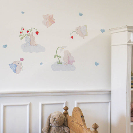 That's Mine Beige Wallsticker Strawberry dreams