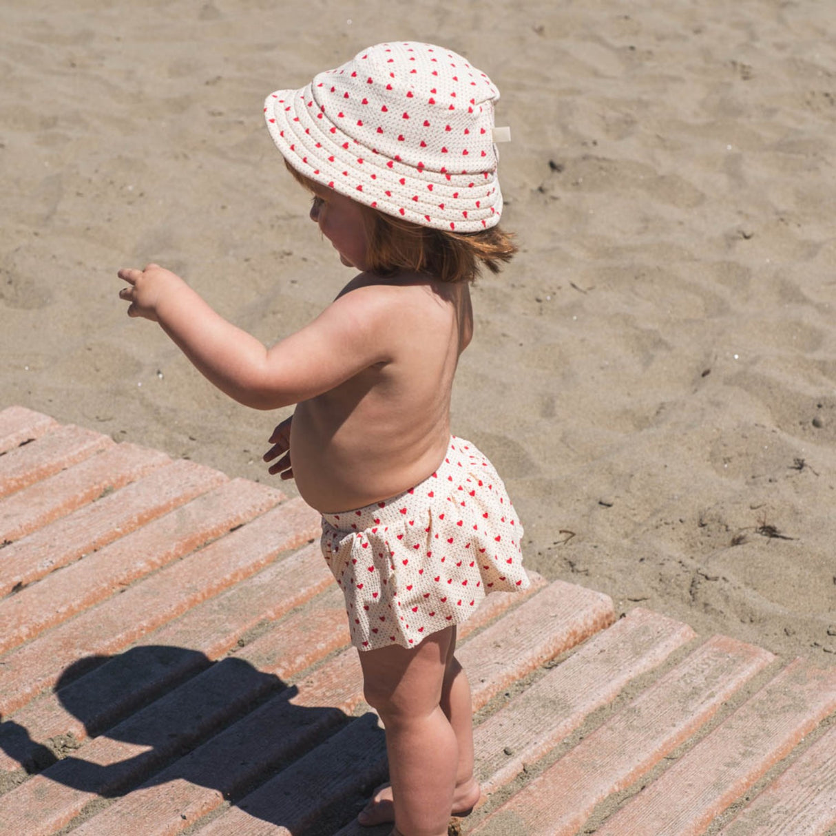 That's Mine Lots Of Love Red Sol Badehatt