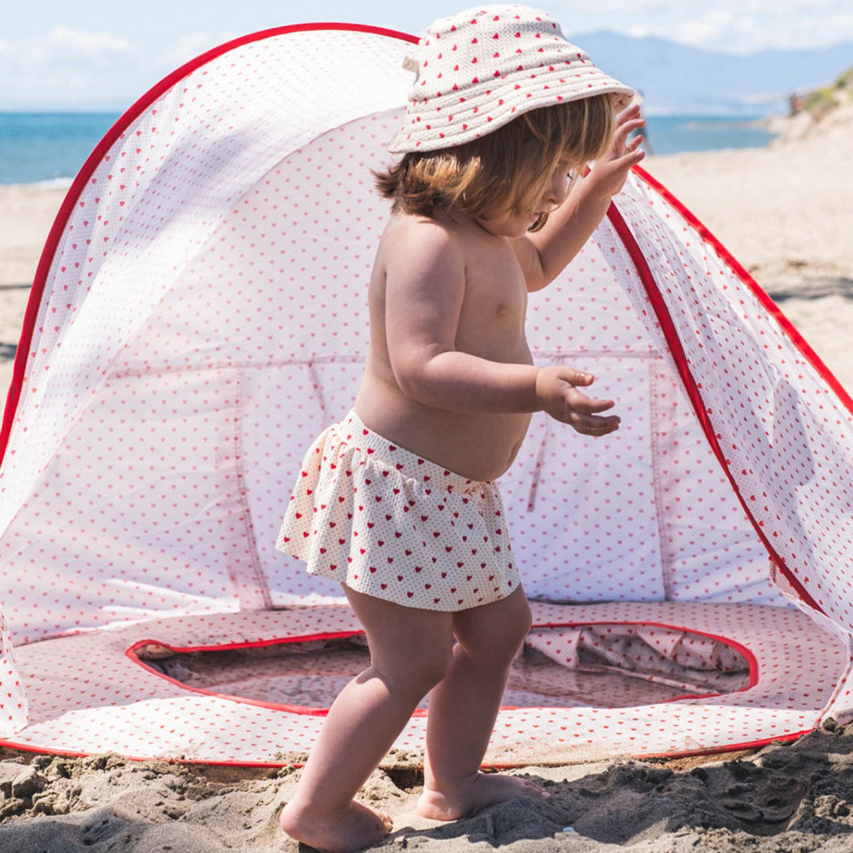 That's Mine Lots Of Love Red Sol Badehatt