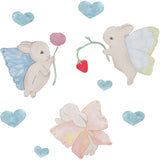 That's Mine Beige Wallsticker Fairy bunnies 3-pack