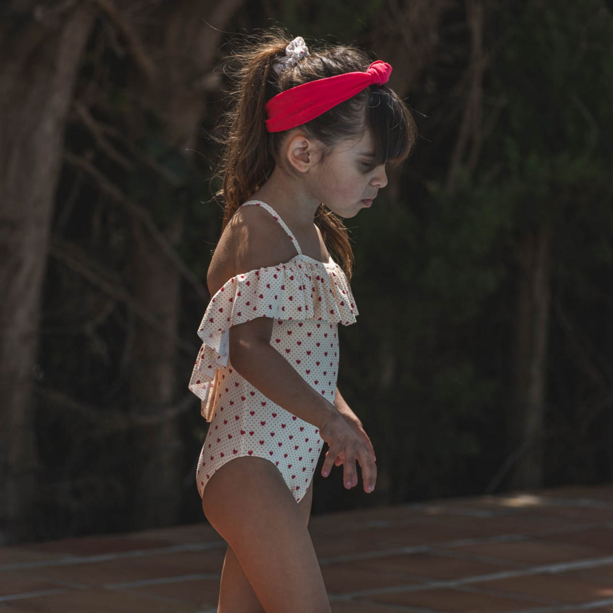 That's Mine Lots Of Love Red Savannah Badedrakt